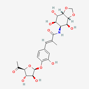 molecular formula C23H29NO12 B1261922 Homomycin 