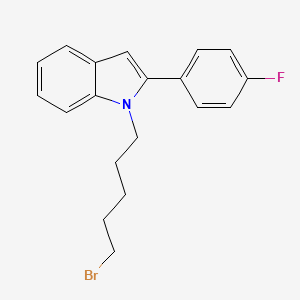 1-(5-Bromopentyl)-2-(4-fluorophenyl)-1H-indole