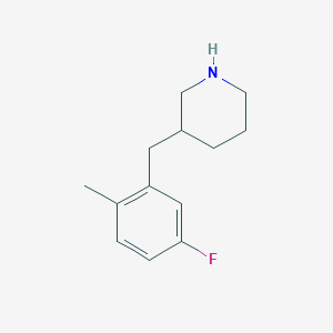 3-(5-Fluoro-2-methyl-benzyl)-piperidine