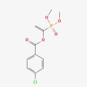 1-(Dimethoxyphosphoryl)ethenyl 4-chlorobenzoate