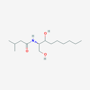 N-[(2S)-1,3-Dihydroxynonan-2-yl]-3-methylbutanamide