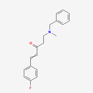 5-[Benzyl(methyl)amino]-1-(4-fluorophenyl)pent-1-en-3-one