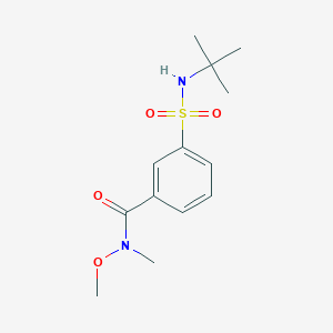 3-(tert-Butylsulfamoyl)-N-methoxy-N-methylbenzamide