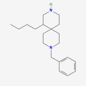 3,9-Diazaspiro[5.5]undecane, 1-butyl-9-(phenylmethyl)-, (1R)-