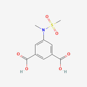 5-[Methyl(methylsulfonyl)amino]benzene-1,3-dicarboxylic acid