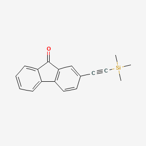 2-[(Trimethylsilyl)ethynyl]-9H-fluoren-9-one