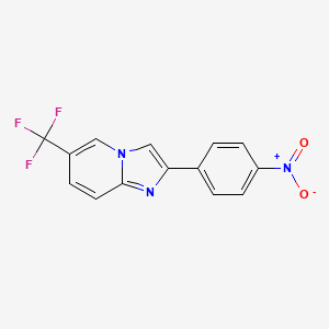 2-(4-Nitrophenyl)-6-(trifluoromethyl)imidazo[1,2-a]pyridine