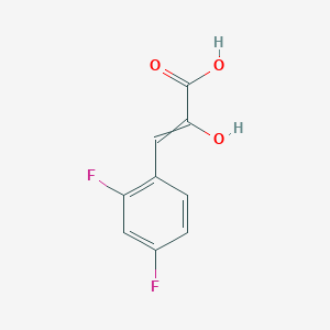 3-(2,4-Difluorophenyl)-2-hydroxyprop-2-enoic acid