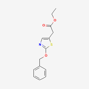 Ethyl [2-(benzyloxy)-1,3-thiazol-5-yl]acetate