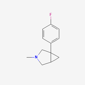 3-Azabicyclo[3.1.0]hexane, 1-(4-fluorophenyl)-3-methyl-