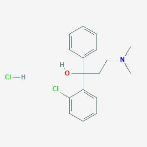 molecular formula C17H21Cl2NO B126195 盐酸氯苯甲醇 CAS No. 511-13-7