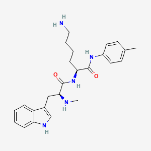 N-Methyl-L-tryptophyl-N-(4-methylphenyl)-L-lysinamide