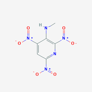 N-Methyl-2,4,6-trinitropyridin-3-amine