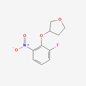 3-(2-Fluoro-6-nitrophenoxy)oxolane