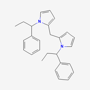 2,2'-Methylenebis[1-(1-phenylpropyl)-1H-pyrrole]