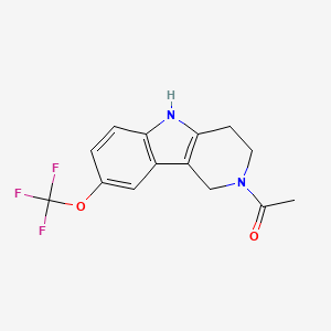 2-Acetyl-8-trifluoromethoxy-2,3,4,5-tetrahydro-1H-pyrido[4,3-B]indole