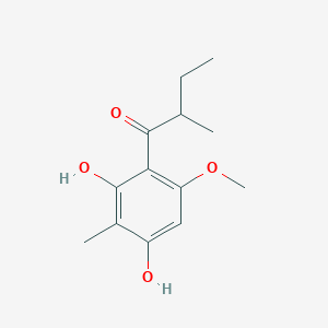 1-(2,4-Dihydroxy-6-methoxy-3-methylphenyl)-2-methylbutan-1-one