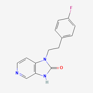 1-[2-(4-Fluorophenyl)ethyl]-1,3-dihydro-2H-imidazo[4,5-c]pyridin-2-one