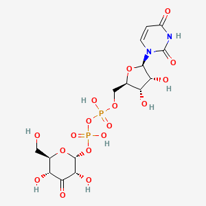 molecular formula C15H22N2O17P2 B1261969 UDP-3-ketoglucose 