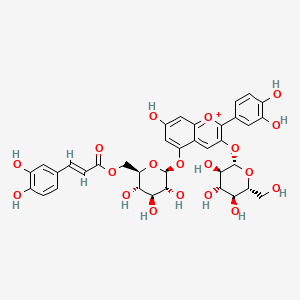 Cyanidin 3-glucoside 5-caffeoylglucoside