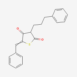 5-Benzylidene-3-(3-phenylpropyl)thiolane-2,4-dione