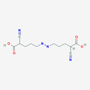 5,5'-[(E)-Diazenediyl]bis(2-cyanopentanoic acid)