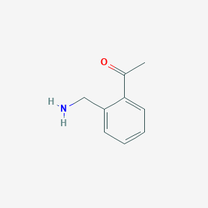 molecular formula C9H11NO B1261974 2-Acetyl benzylamine 