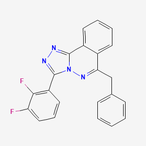 6-Benzyl-3-(2,3-difluorophenyl)[1,2,4]triazolo[3,4-a]phthalazine