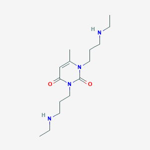 1,3-Bis[3-(ethylamino)propyl]-6-methylpyrimidine-2,4(1H,3H)-dione