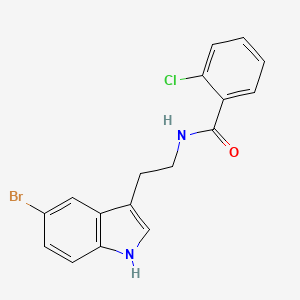 N-[2-(5-Bromo-1H-indol-3-yl)ethyl]-2-chlorobenzamide