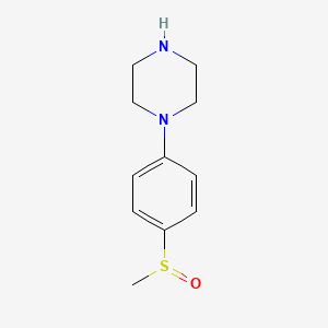 1-[4-(Methanesulfinyl)phenyl]piperazine