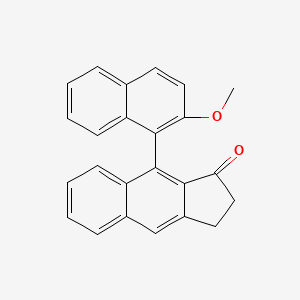 9-(2-Methoxynaphthalen-1-yl)-2,3-dihydro-1H-cyclopenta[b]naphthalen-1-one