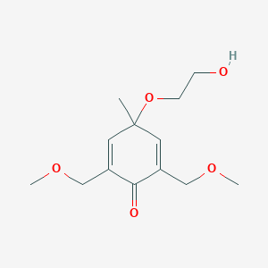 4-(2-Hydroxyethoxy)-2,6-bis(methoxymethyl)-4-methylcyclohexa-2,5-dien-1-one