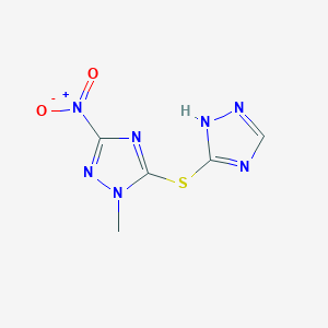 1-methyl-3-nitro-5-(4H-1,2,4-triazol-3-ylsulfanyl)-1H-1,2,4-triazole