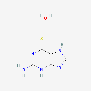 molecular formula C5H7N5OS B1261979 Thioguanine (TN) 