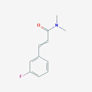 molecular formula C11H12FNO B12619811 3-(3-Fluorophenyl)-N,N-dimethylprop-2-enamide CAS No. 920986-00-1