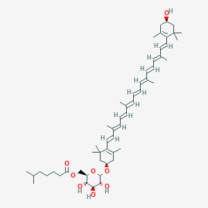 molecular formula C54H80O8 B1261989 Thermozeaxanthin 