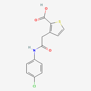 3-[2-(4-Chloroanilino)-2-oxoethyl]thiophene-2-carboxylic acid