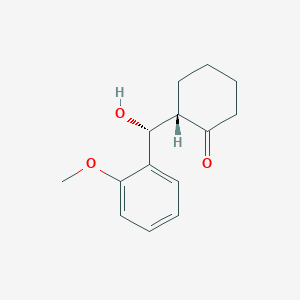 (2S)-2-[(R)-hydroxy-(2-methoxyphenyl)methyl]cyclohexan-1-one