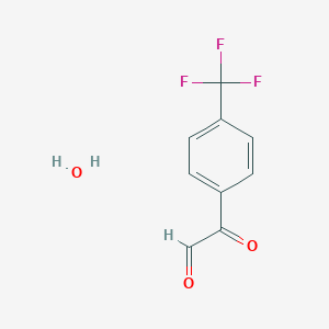 molecular formula C9H7F3O3 B012620 4-Trifluoromethylphenylglyoxal hydrate CAS No. 101906-05-2