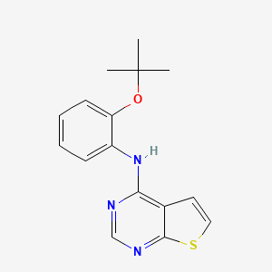 N-(2-tert-Butoxyphenyl)thieno[2,3-d]pyrimidin-4-amine