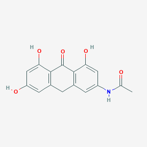 N-(4,5,7-Trihydroxy-10-oxo-9,10-dihydroanthracen-2-YL)acetamide