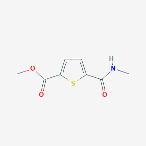 molecular formula C8H9NO3S B12620165 Methyl 5-(methylcarbamoyl)thiophene-2-carboxylate CAS No. 921596-59-0