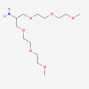 molecular formula C13H29NO6 B12620270 2,5,8,12,15,18-Hexaoxanonadecan-10-amine CAS No. 919524-44-0