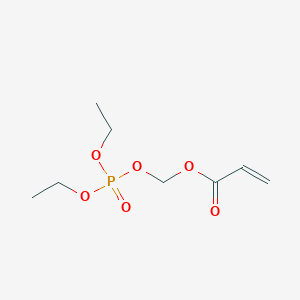 molecular formula C8H15O6P B12620401 [(Diethoxyphosphoryl)oxy]methyl prop-2-enoate CAS No. 917867-36-8