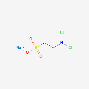 molecular formula C2H4Cl2NNaO3S B1262043 Taurine dichloramine CAS No. 80638-45-5