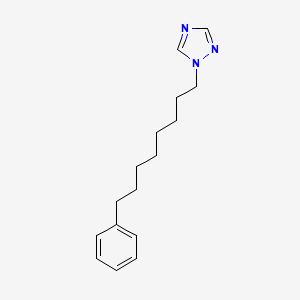 1-(8-Phenyloctyl)-1H-1,2,4-triazole