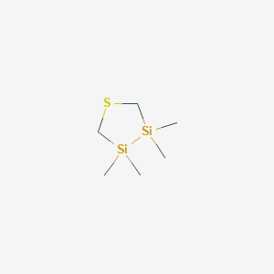 molecular formula C6H16SSi2 B12620486 3,3,4,4-Tetramethyl-1,3,4-thiadisilolane CAS No. 914097-00-0