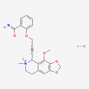 molecular formula C23H25IN2O5 B12620493 C23H25IN2O5 