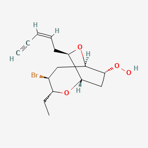 molecular formula C15H21BrO4 B1262051 Laurendecumenyne A 